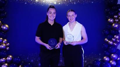 AWARD WINNER: Derby County Women 2024/25 Player Of The Season - Camille Jenkins + Sarah Jackson